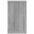 Rafturi de perete cub, 4 buc., gri sonoma, 80x15x26,5 cm, lemn GartenMobel Dekor