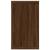 Rafturi de perete cub, 2 buc. stejar maro, 80x15x26,5 cm, lemn GartenMobel Dekor