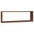 Rafturi de perete cub, 2 buc. stejar maro, 80x15x26,5 cm, lemn GartenMobel Dekor