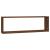 Rafturi de perete cub, 4 buc. stejar maro, 80x15x26,5 cm, lemn GartenMobel Dekor