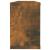 Rafturi de perete cub, 2 buc., stejar fumuriu 60x15x23 cm, lemn GartenMobel Dekor