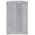 Rafturi de perete cub, 2 buc., gri sonoma, 60x15x23 cm, lemn GartenMobel Dekor