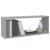 Rafturi de perete cub, 6 buc., gri sonoma, 60x15x23 cm, lemn GartenMobel Dekor