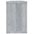 Rafturi de perete cub, 6 buc., gri sonoma, 60x15x23 cm, lemn GartenMobel Dekor