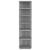 Pantofar, gri sonoma, 27,5x27x102 cm, lemn prelucrat GartenMobel Dekor