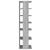 Pantofar, gri sonoma, 27,5x27x102 cm, lemn prelucrat GartenMobel Dekor