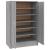 Pantofar, gri sonoma, 60x35x92 cm, lemn prelucrat GartenMobel Dekor