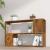 Bibliotecă, stejar fumuriu, 100x24x63 cm, lemn prelucrat GartenMobel Dekor