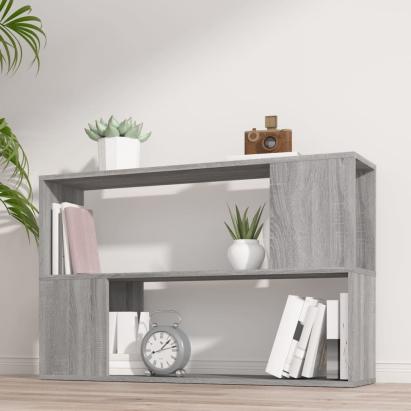 Bibliotecă, gri sonoma, 100x24x63 cm, lemn prelucrat GartenMobel Dekor