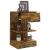 Noptiere, 2 buc., stejar fumuriu, 40x35x65 cm, lemn prelucrat GartenMobel Dekor