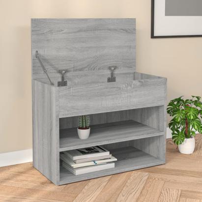 Bancă pentru pantofi stejar sonoma 60x30x45 cm lemn prelucrat GartenMobel Dekor