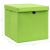 Cutii depozitare cu capace 10 buc. verde, 32x32x32 cm, textil GartenMobel Dekor