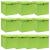 Cutii depozitare cu capace 10 buc. verde, 32x32x32 cm, textil GartenMobel Dekor