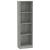 Bibliotecă cu 4 niveluri gri sonoma 40x24x143 cm lemn compozit GartenMobel Dekor