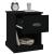 Noptiere, 2 buc, negru, 39x39x47,5 cm, lemn prelucrat GartenMobel Dekor