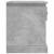 Noptiere, 2 buc, gri beton, 39x39x47,5 cm, lemn prelucrat GartenMobel Dekor