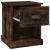 Noptiere, 2 buc., stejar afumat, 39x39x47,5 cm, lemn prelucrat GartenMobel Dekor