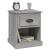 Noptiere, 2 buc., gri sonoma, 39x39x47,5 cm, lemn prelucrat GartenMobel Dekor