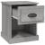 Noptiere, 2 buc., gri sonoma, 39x39x47,5 cm, lemn prelucrat GartenMobel Dekor