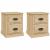 Noptiere, 2 buc., stejar sonoma, 39x39x47,5 cm, lemn prelucrat GartenMobel Dekor