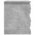 Noptiere, 2 buc, gri beton, 39x39x47,5 cm, lemn prelucrat GartenMobel Dekor