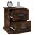 Noptiere, 2 buc., stejar afumat, 39x39x47,5 cm, lemn prelucrat GartenMobel Dekor