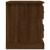 Noptiere, 2 buc., stejar maro, 39x39x47,5 cm, lemn prelucrat GartenMobel Dekor
