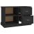 Comodă TV, negru, 73x35,5x47,5 cm, lemn prelucrat GartenMobel Dekor