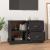 Comodă TV, negru, 73x35,5x47,5 cm, lemn prelucrat GartenMobel Dekor