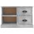 Comodă TV, gri beton, 73x35,5x47,5 cm, lemn prelucrat GartenMobel Dekor