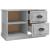 Comodă TV, gri beton, 73x35,5x47,5 cm, lemn prelucrat GartenMobel Dekor