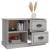 Comodă TV, gri sonoma, 73x35,5x47,5 cm, lemn prelucrat GartenMobel Dekor