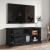 Comodă TV, negru, 102x35,5x47,5 cm, lemn prelucrat GartenMobel Dekor