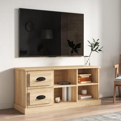 Comodă TV, stejar sonoma, 102x35,5x47,5 cm, lemn prelucrat GartenMobel Dekor