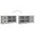 Comodă TV, gri beton, 102x35,5x47,5 cm, lemn prelucrat GartenMobel Dekor
