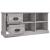Comodă TV, gri sonoma, 102x35,5x47,5 cm, lemn prelucrat GartenMobel Dekor