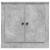 Servantă, gri beton, 70x35,5x67,5 cm, lemn prelucrat GartenMobel Dekor