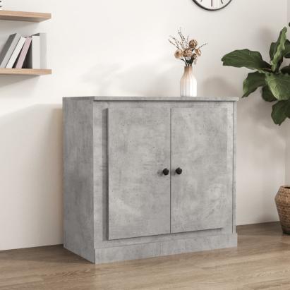 Servantă, gri beton, 70x35,5x67,5 cm, lemn prelucrat GartenMobel Dekor
