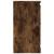 Servantă, stejar afumat, 70x35,5x67,5 cm, lemn prelucrat GartenMobel Dekor