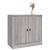 Servantă, gri sonoma, 70x35,5x67,5 cm, lemn prelucrat GartenMobel Dekor