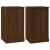 Servante, 2 buc. stejar maro, 37,5x35,5x67,5 cm, lemn prelucrat GartenMobel Dekor