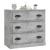 Servantă, gri beton, 70x35,5x67,5 cm, lemn prelucrat GartenMobel Dekor
