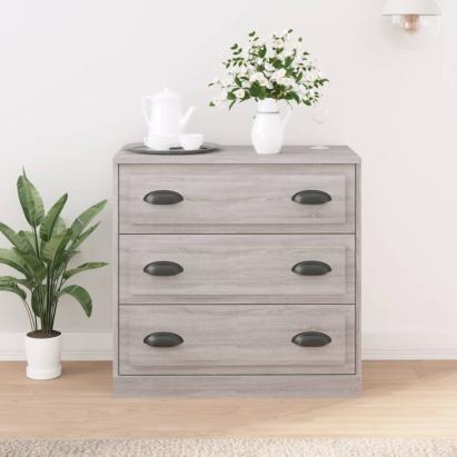 Servantă, gri sonoma, 70x35,5x67,5 cm, lemn prelucrat GartenMobel Dekor