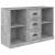 Servantă, gri beton, 104,5x35,5x67,5 cm, lemn prelucrat GartenMobel Dekor