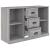 Servantă, gri sonoma, 104,5x35,5x67,5 cm, lemn prelucrat GartenMobel Dekor