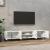Comodă TV, alb, 180x31,5x40 cm, lemn prelucrat GartenMobel Dekor