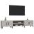 Comodă TV, gri beton, 180x31,5x40 cm, lemn prelucrat GartenMobel Dekor