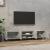 Comodă TV, gri beton, 180x31,5x40 cm, lemn prelucrat GartenMobel Dekor
