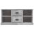 Comodă TV, gri beton, 99,5x35,5x48 cm, lemn prelucrat GartenMobel Dekor