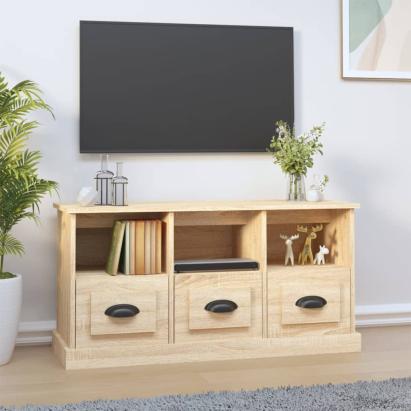 Comodă TV, stejar sonoma, 100x35x50 cm, lemn prelucrat GartenMobel Dekor